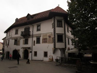 Homan-husets västra fasad.